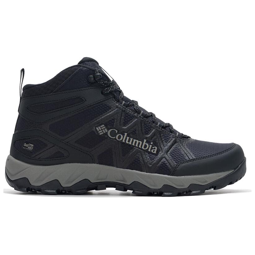 Columbia Peakfreak X2 Outdoor Grip Abrasion Resistant Cushioning Breathable Mid top Hiking Shoes Men’s Black