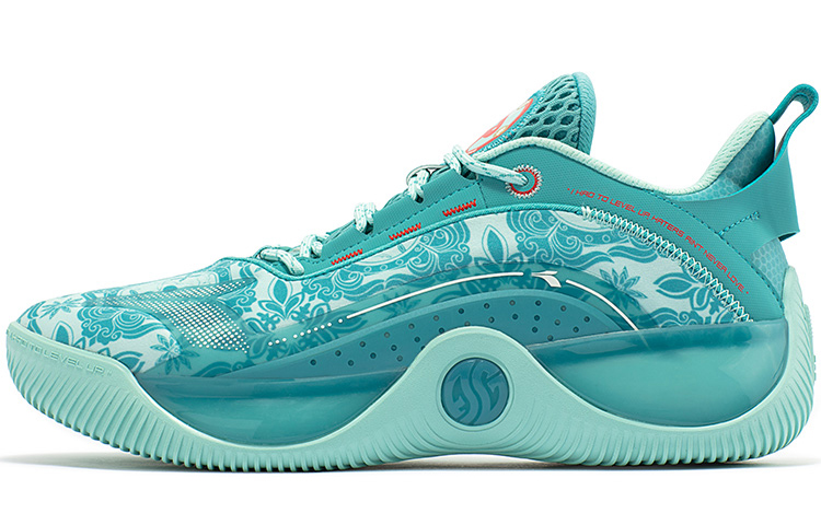 361° AG LVL UP 1 Jade Rabbit Auspicious Mesh, Synthetic Leather Cushioning Slip Resistant Abrasion Resistant Breathable