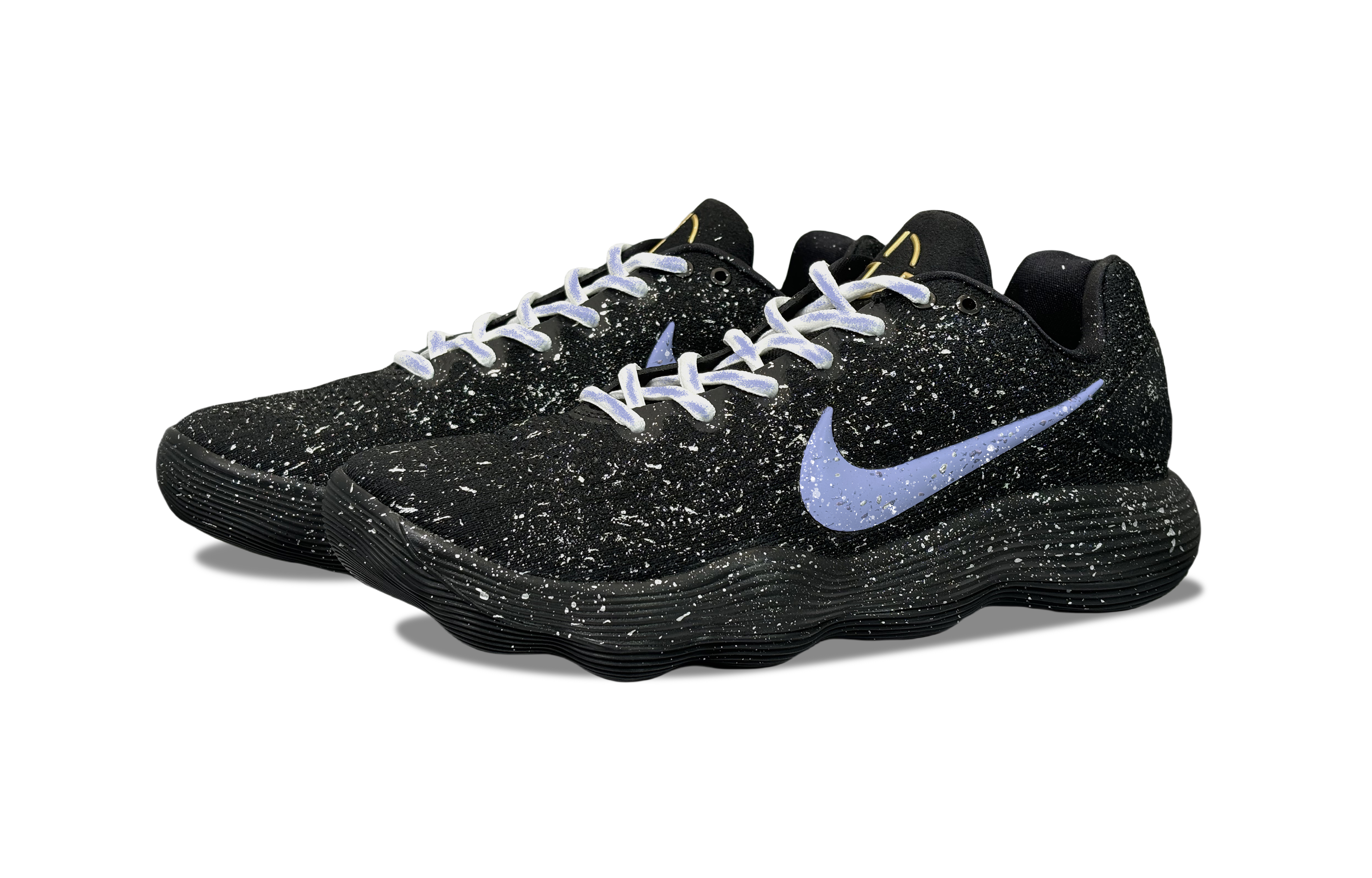Nike Hyperdunk 2017 YDCC Galaxy Baby’s Breath Abrasion Resistant Abrasion Resistant Low top Basketball Shoes Unisex