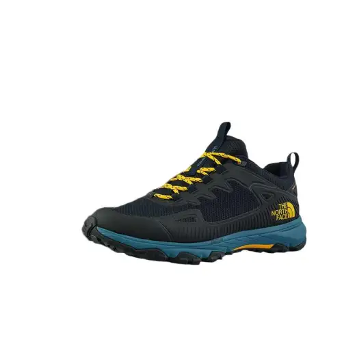 THE NORTH FACE Waterproof And Wear resistant Low top Mountaineering & Hiking Shoes Men's Blue