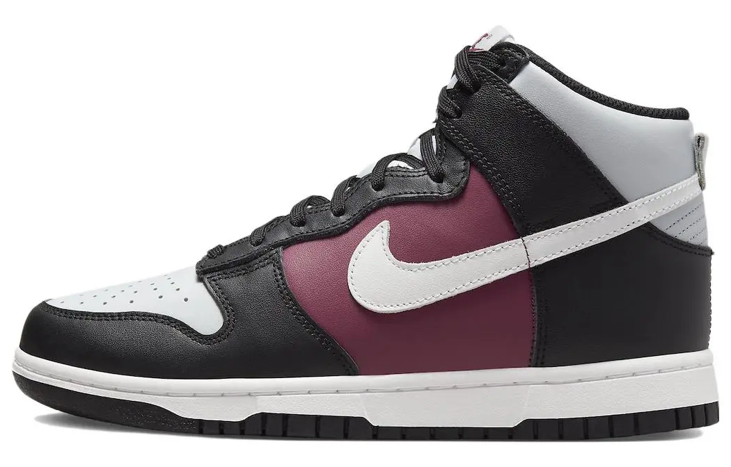 Nike Dunk High Black Rosewood Pure Platinum Women's