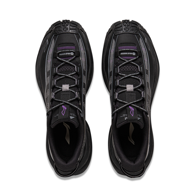 Li Ning Outdoor CF Tracing, Xingchuan TPU Low top Hiking Shoes Unisex Black
