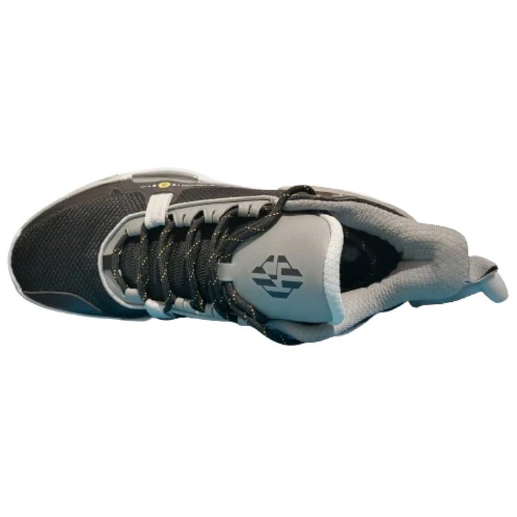 361° Cushioning Abrasion Resistant Cushioning, Wear Resistant Low top Basketball Shoes Men’s Black Gray