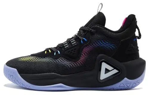 PEAK Sonic Boom 1.5 Cushioning Slip Resistant Abrasion Resistant Coverage Support Low top Basketball Shoes Men's Black