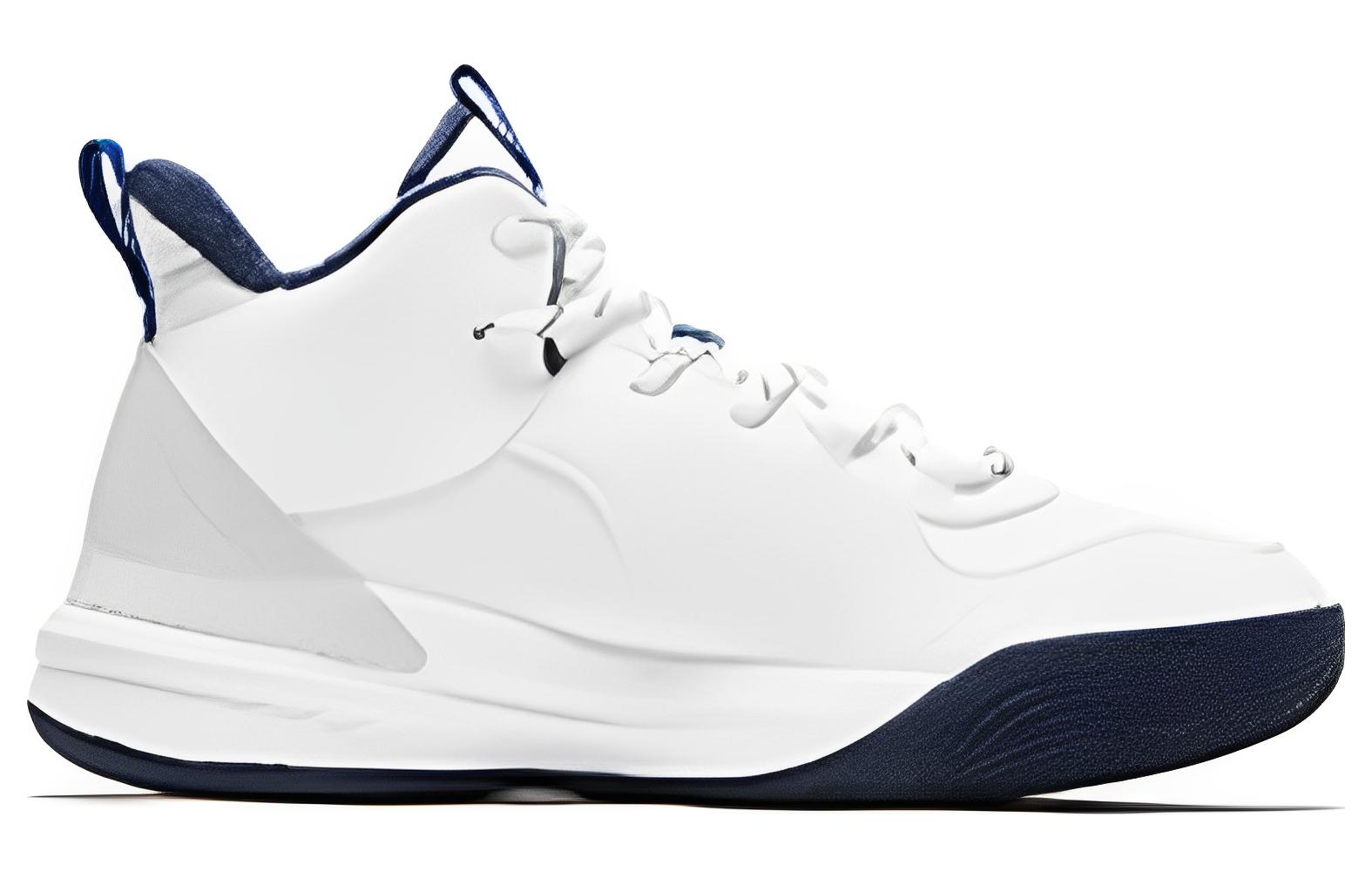 QIAODAN Fleece Lined Trendy Versatile Slip Resistant, Abrasion Resistant, Lightweight Mid top Basketball Shoes Men’s