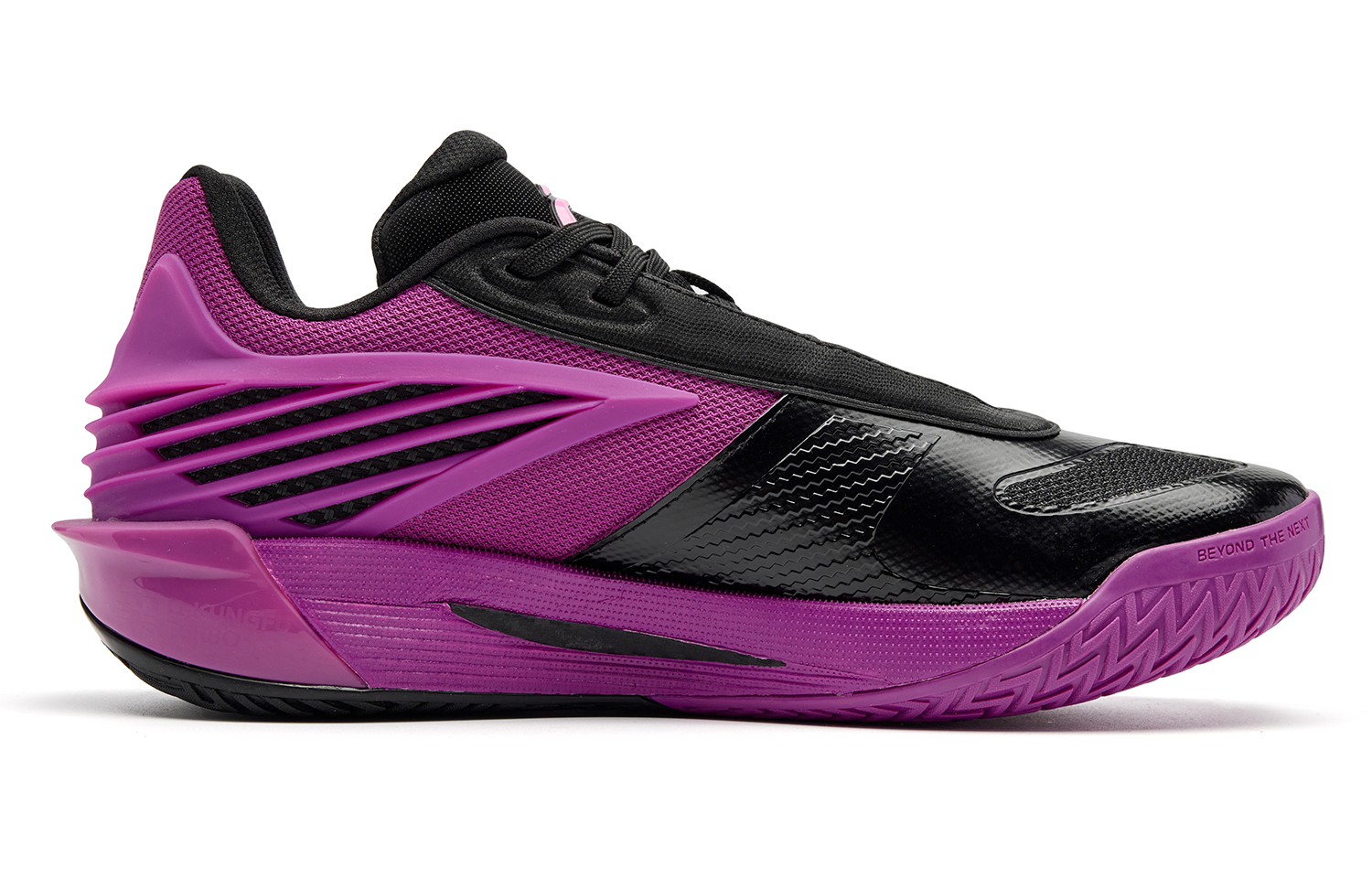 QIAODAN FE3.5 Purple Lightning Cushioning Slip Resistant Abrasion Resistant Breathable Anti Twist Grip