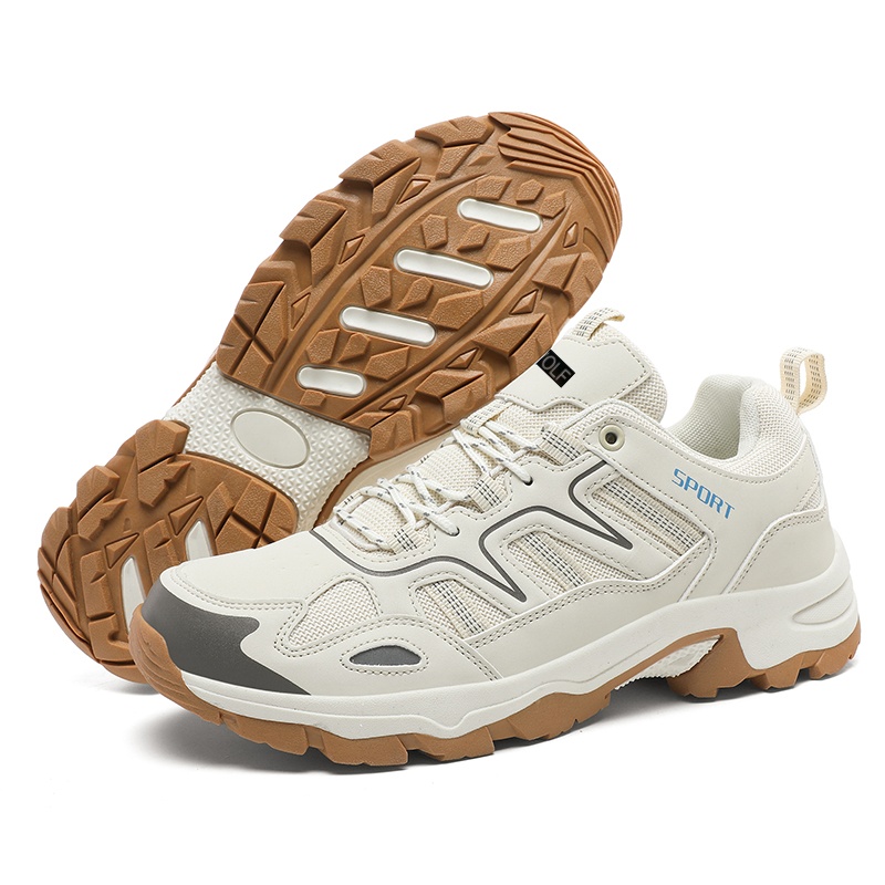 TANSENLANG Low top Hiking Shoes Unisex Ecru