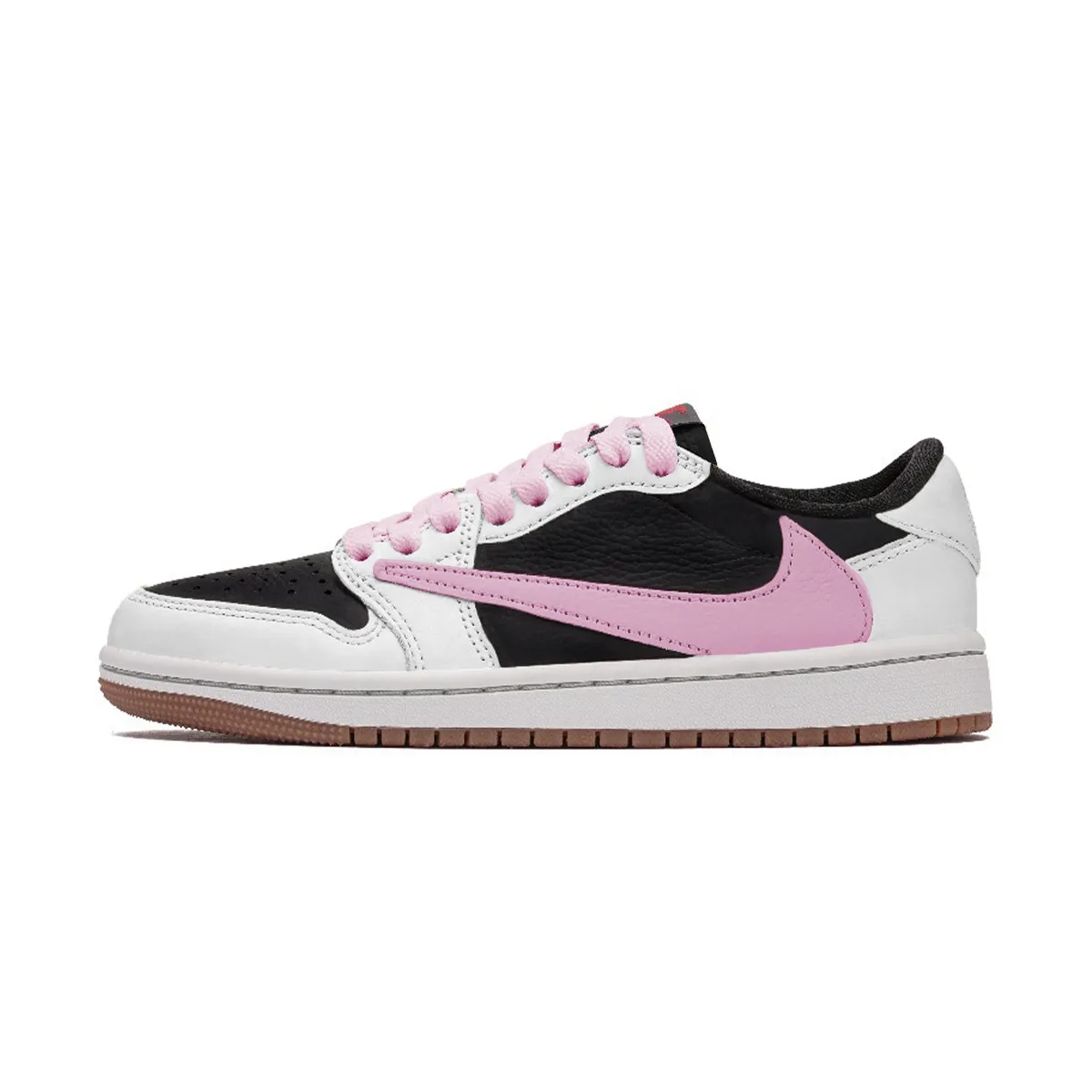 Travis Scott x Jordan Air Jordan 1 Versatile Cushioning Slip Resistant Breathable Low top Vintage Basketball Shoes