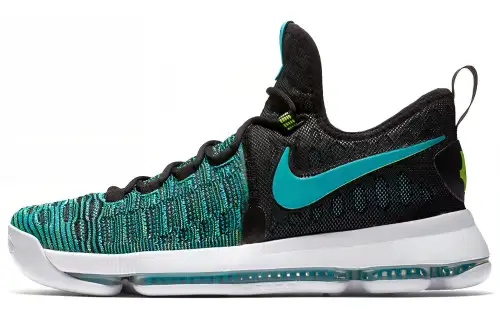 Nike KD 9 Birds of Paradise Sports Comfortable Shock Absorbing Anti-Slip Low Top Basketball Shoes Men's Green