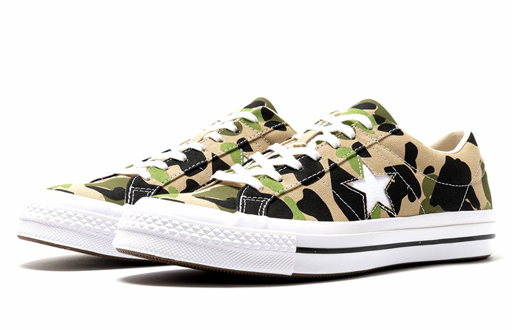 Кеды Converse One Star (зеленые) — фото 3
