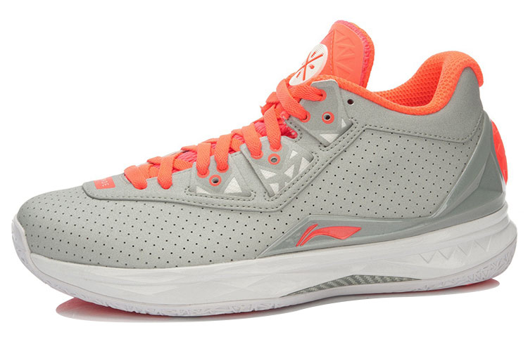 Li Ning WOW 4 Textile, Synthetic Leather Cushioning Slip Resistant Abrasion Resistant Breathable Coverage Support