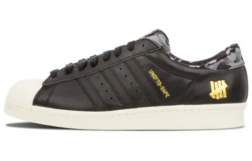 Superstar Undefeated x A Bathing Ape x Superstar Adidas Originalss 80v 'Black'