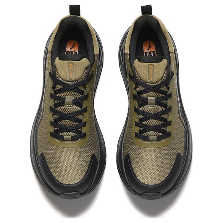 Anta Le Dao Slip Resistant Abrasion Resistant Cushioning Low top Training Shoes Men’s Green Black