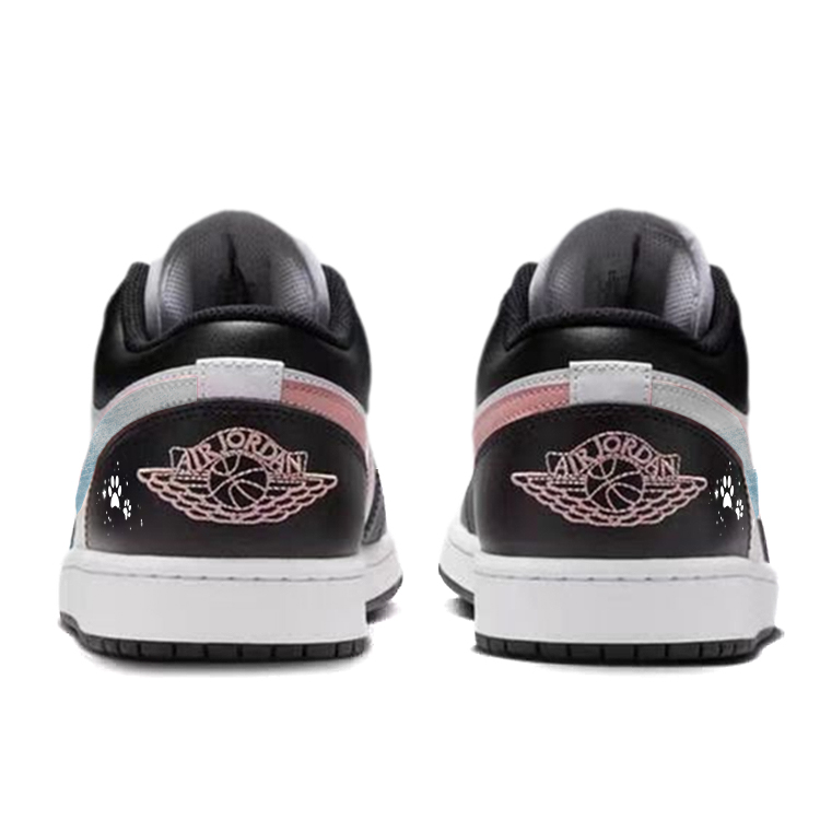 Jordan Air Jordan 1 Vintage Basketball Shoes Unisex Low Top White/Black