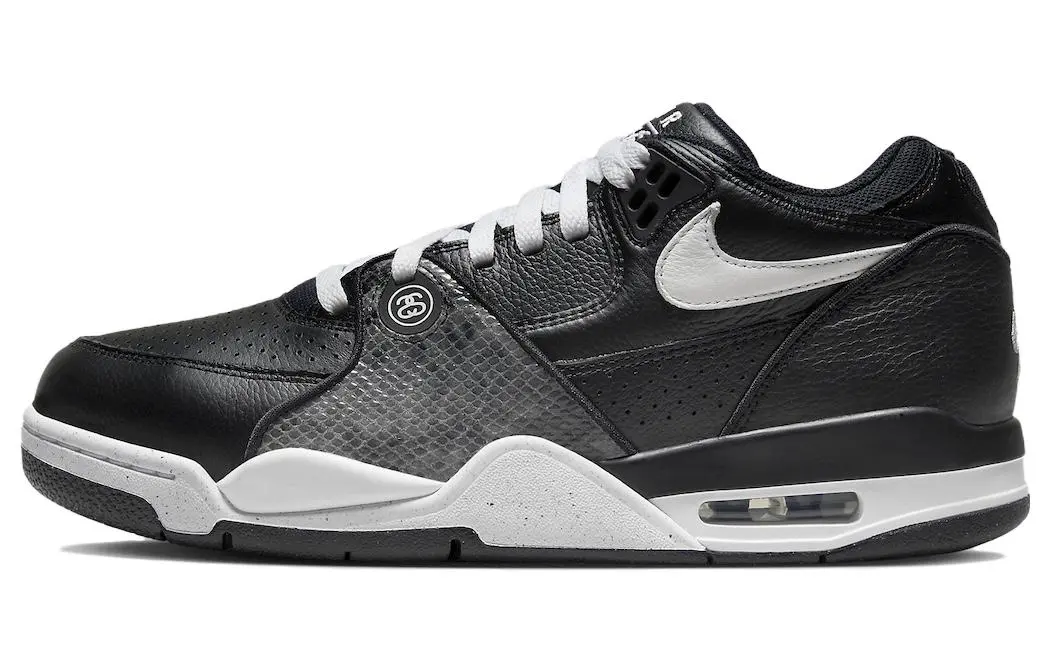 Stussy X Nike Air Flight 89 Black White