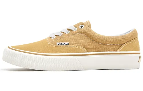 Vision Street Wear Trainers Plus Abrasion Resistant Low top Skateboard Shoes Unisex Khaki