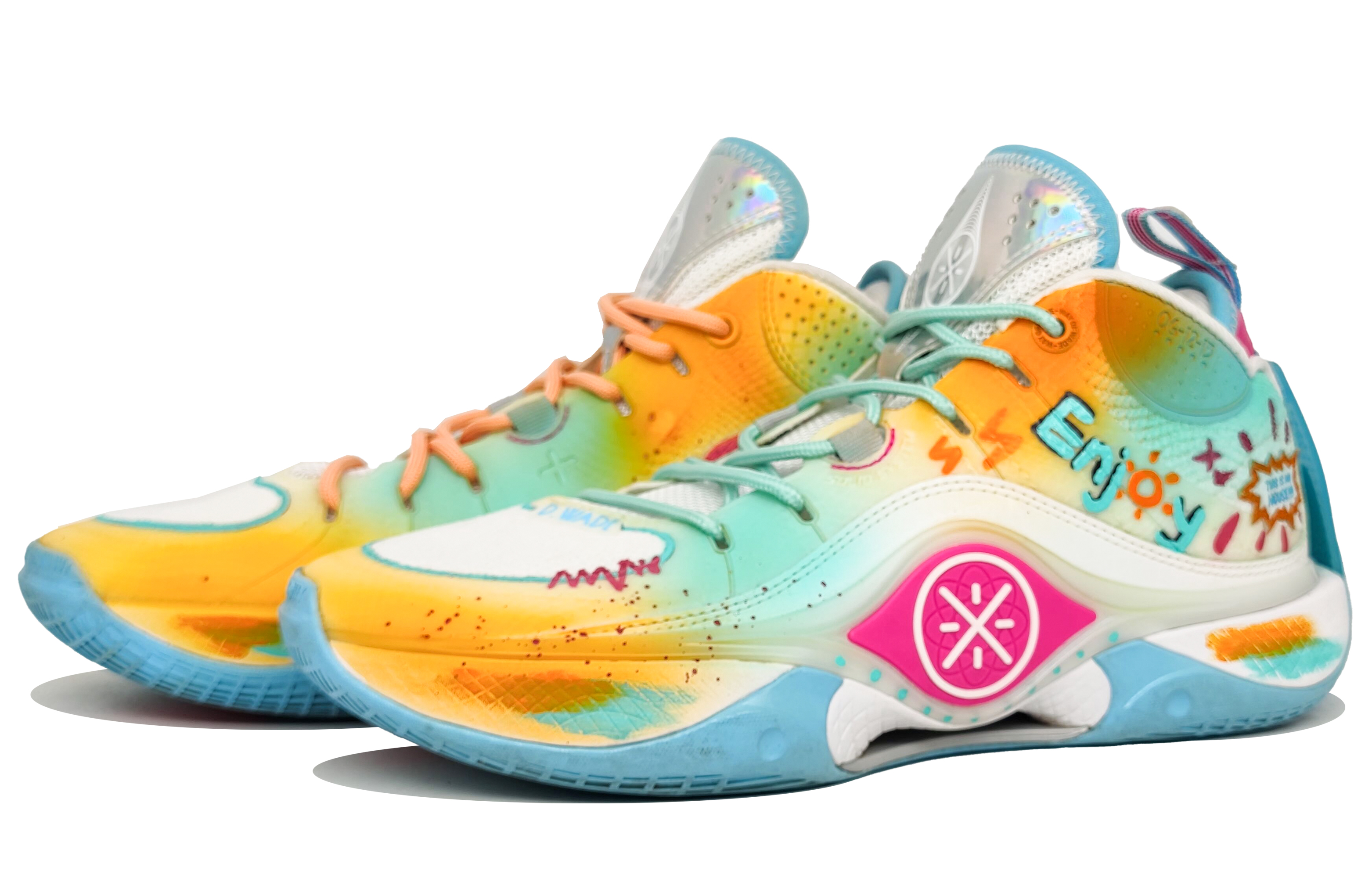 Li Ning Wade Shadow 5 Cushioning Impact Resistant Rebound Cushioning Impact Resistant Rebound Low top Basketball Shoes