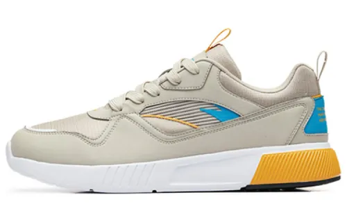 Anta Textile, Synthetic Leather Slip Resistant Abrasion Resistant Low top Skateboard Shoes Men's