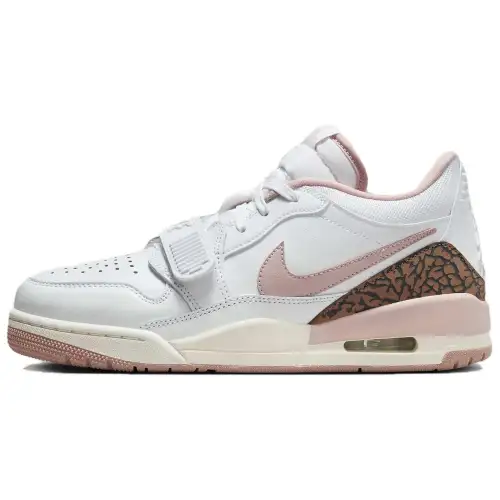 Jordan Legacy 312 Low White Archaeo Brown Sail Pink Oxford Women's