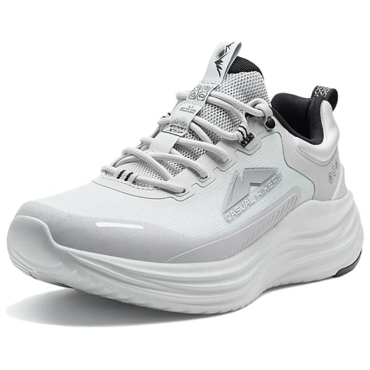 XTEP Lightweight Abrasion Resistant Low top Hiking Shoes Men’s Gray