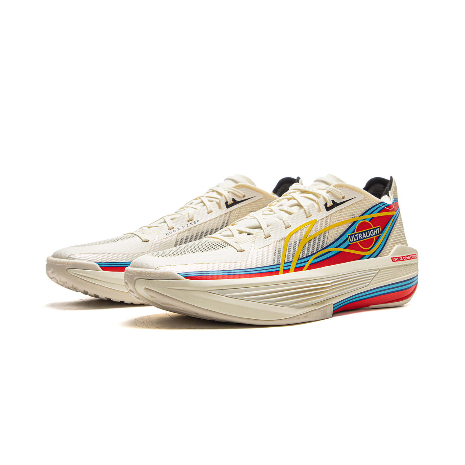 Li Ning ULTRALIGHT Basketball Shoes Men’s Low Top Ecru