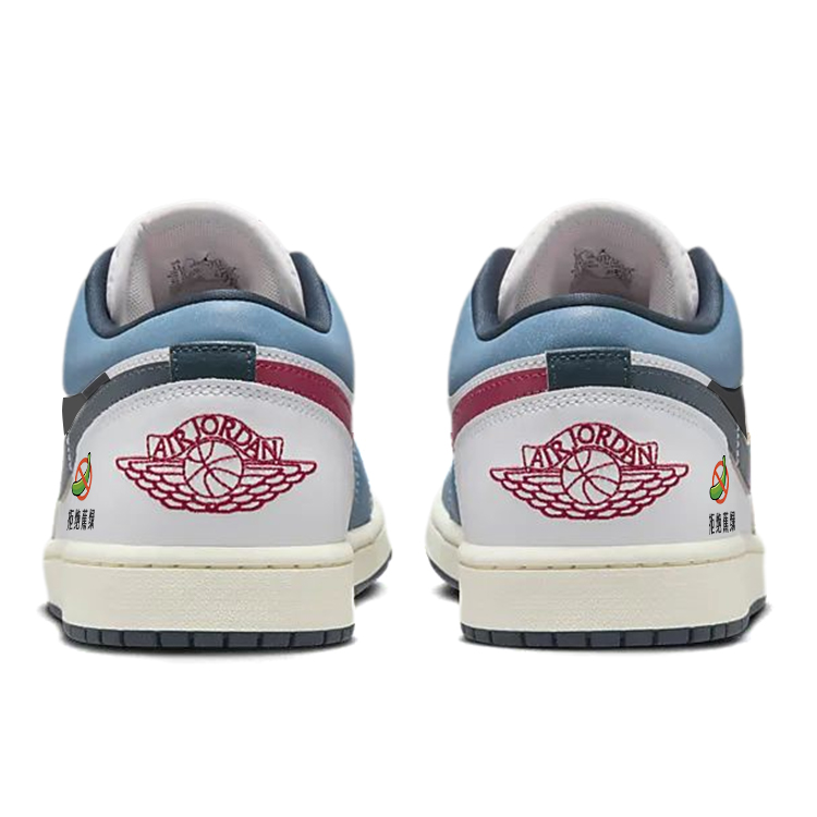 Jordan Air Jordan 1 Vintage Basketball Shoes Men’s Low Top White/Blue