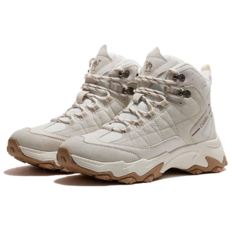 CAMEL Cushioning Slip Resistant Abrasion Resistant High top Mountaineering Shoes Women’s