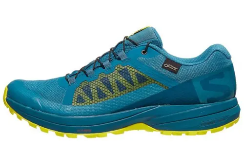 SALOMON Sense Ride 4 Xa Elevate Gt Low top Hiking Shoes Men's Blue Green