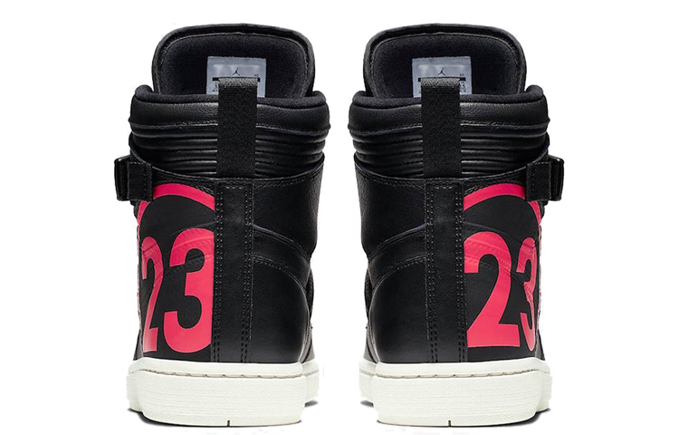 Мужские кроссовки Jordan Air Jordan 1 Moto Black Infrared 23 (черные) — Чёрный — фото 5