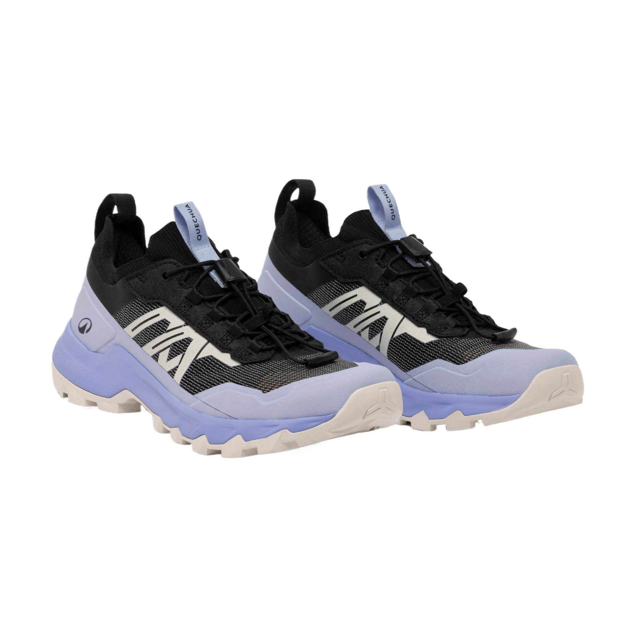 DECATHLON MH500 Slip Resistant Abrasion Resistant Low top Mountaineering Shoes Women’s Black Purple
