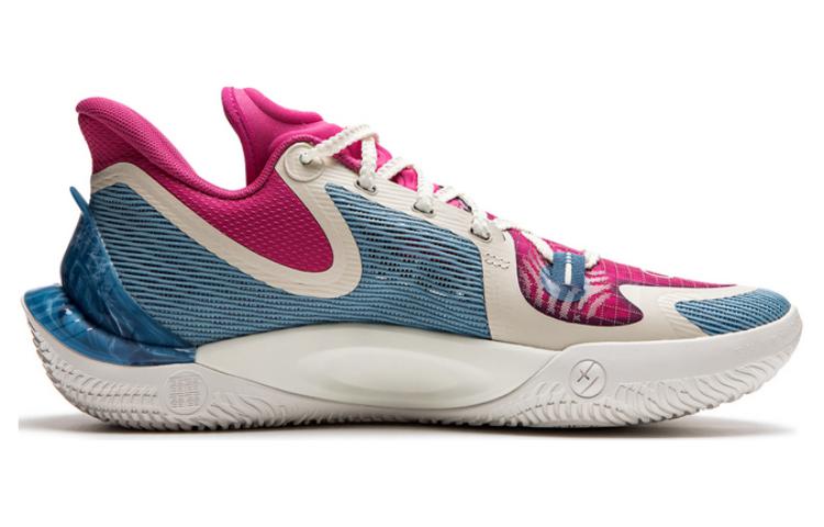 Li Ning SONIC 11 Astro S2 Flat Textile, Synthetic Leather Cushioning Slip Resistant Abrasion Resistant Low top