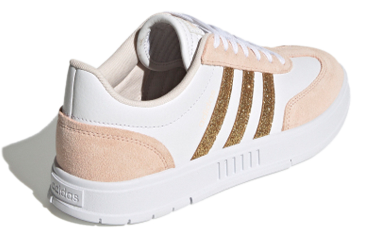 Женские кеды adidas Gradas (бело-розовые) — фото 4