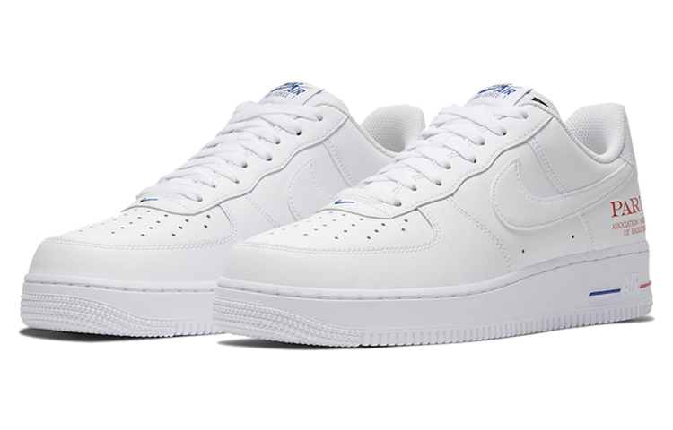 Унисекс кеды Nike Air Force 1 "NBA Paris" (белый) — фото 3