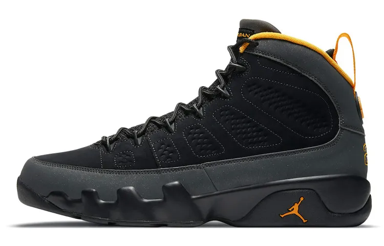 Air Jordan 9 Retro 'Black Dark Charcoal University Gold'