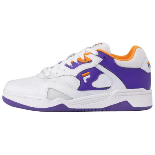 FILA Low top Skateboard Shoes Men's White Purple Orange