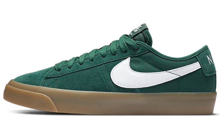 Кеды Nike Blazer Pro GT (бело-зеленые) — фото 1