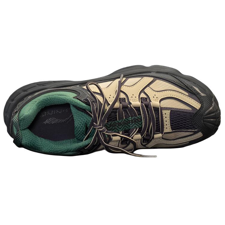 Li Ning Outdoor CF Tracing, Forest Shadow Cushioning Abrasion Resistant Slip Resistant Low top Hiking Shoes Unisex