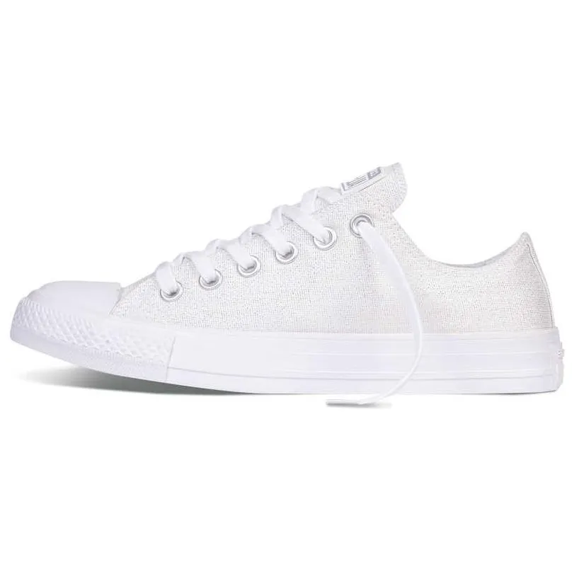 Converse Chuck Taylor All Star Comfortable Round Toe Low top Canvas Shoes Women's Ecru