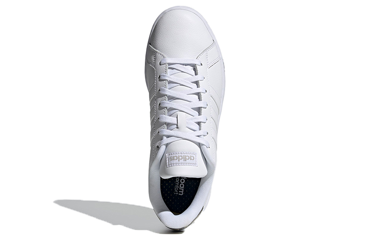 Мужские кеды adidas neo GRAND COURT (бело-зеленые) — Белый / зелёный — фото 5