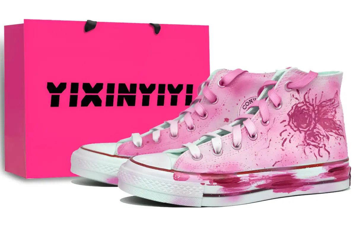 Converse Chuck 70 Abrasion Resistant High top Canvas Shoes Unisex Pink