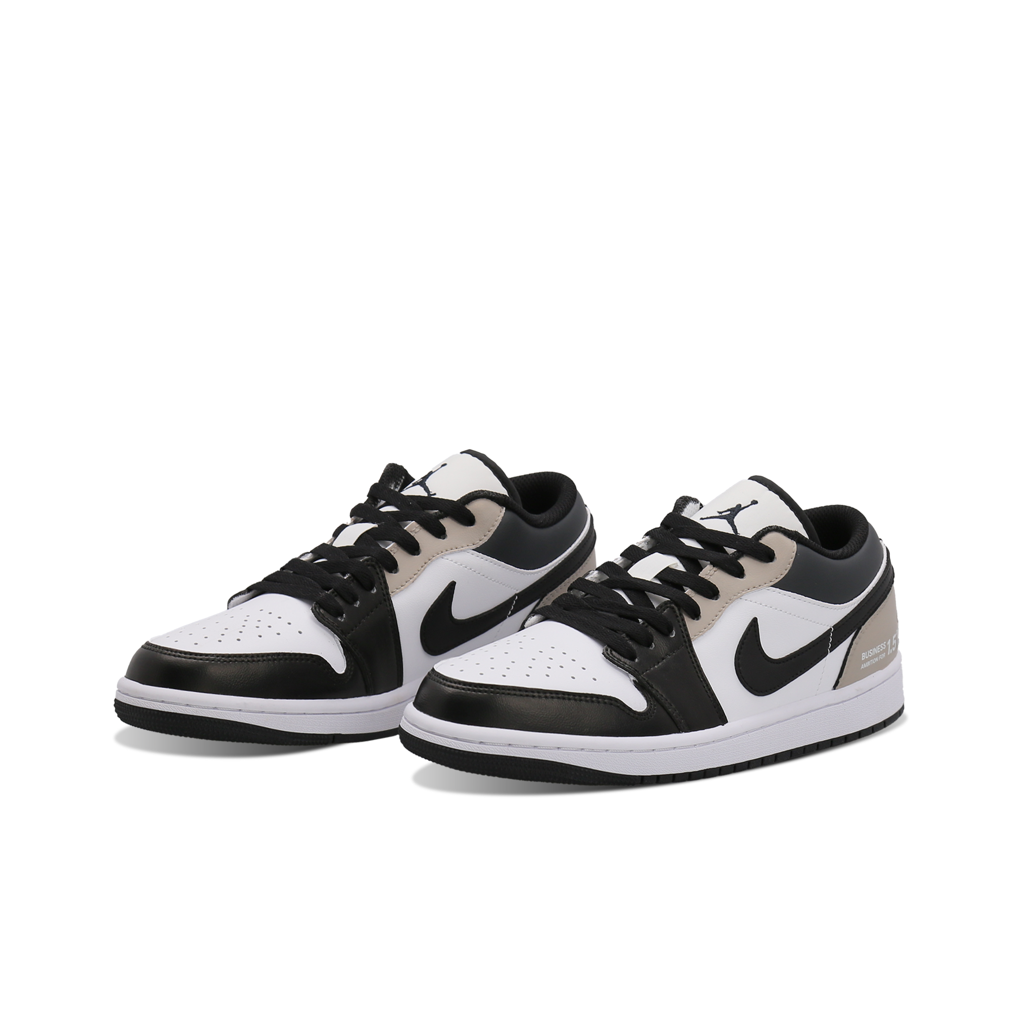 Jordan Air Jordan 1 Low top Vintage Basketball Shoes Unisex Black White