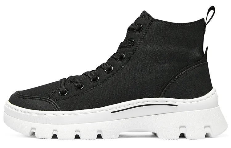 Skechers Roadies High top Canvas Shoes Women's Black