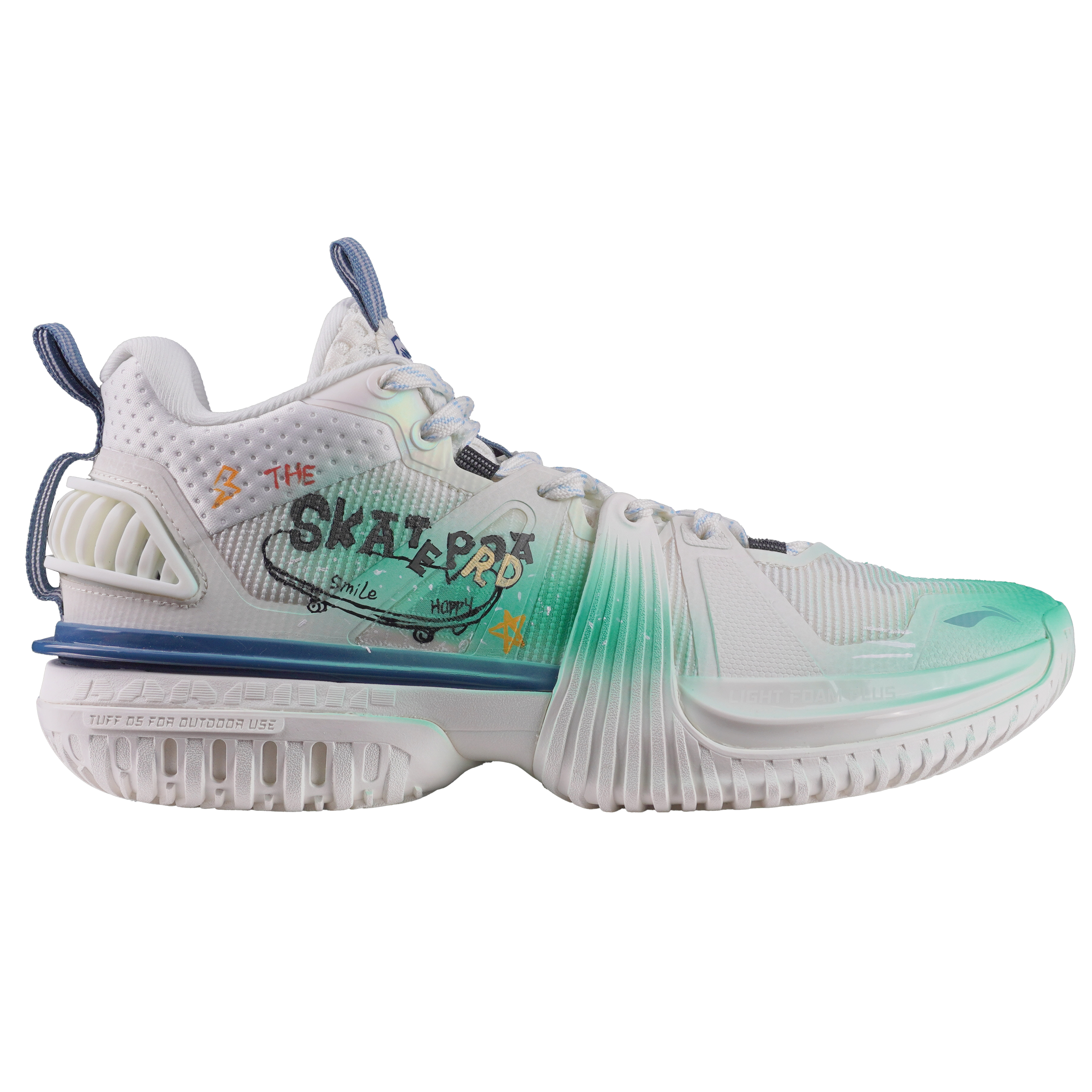Li Ning Storm 2024 Abrasion Resistant Cushioning Abrasion Resistant Cushioning Low top Basketball Shoes Men’s