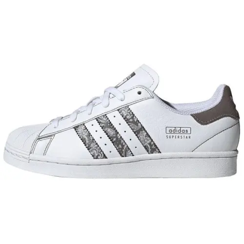 Adidas Wmns Superstar 'White Charcoal Paisley' Women's
