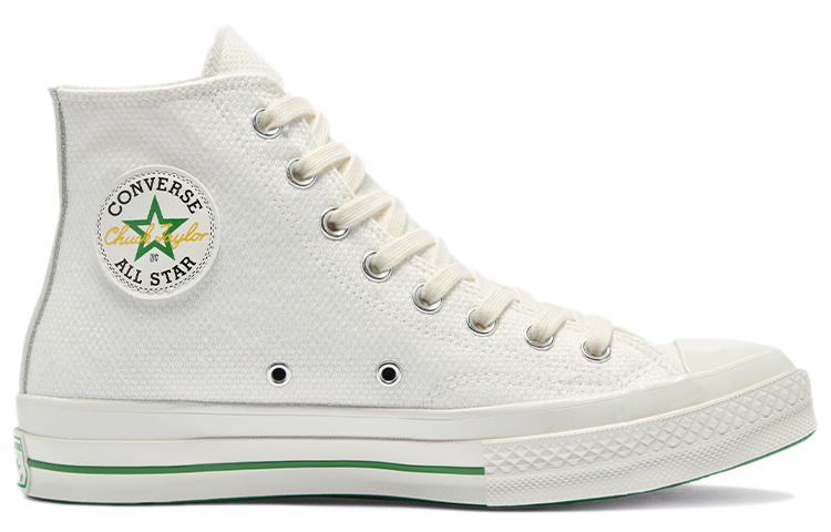 Кеды Converse Chuck Taylor All Star (бело-зеленые) — фото 2