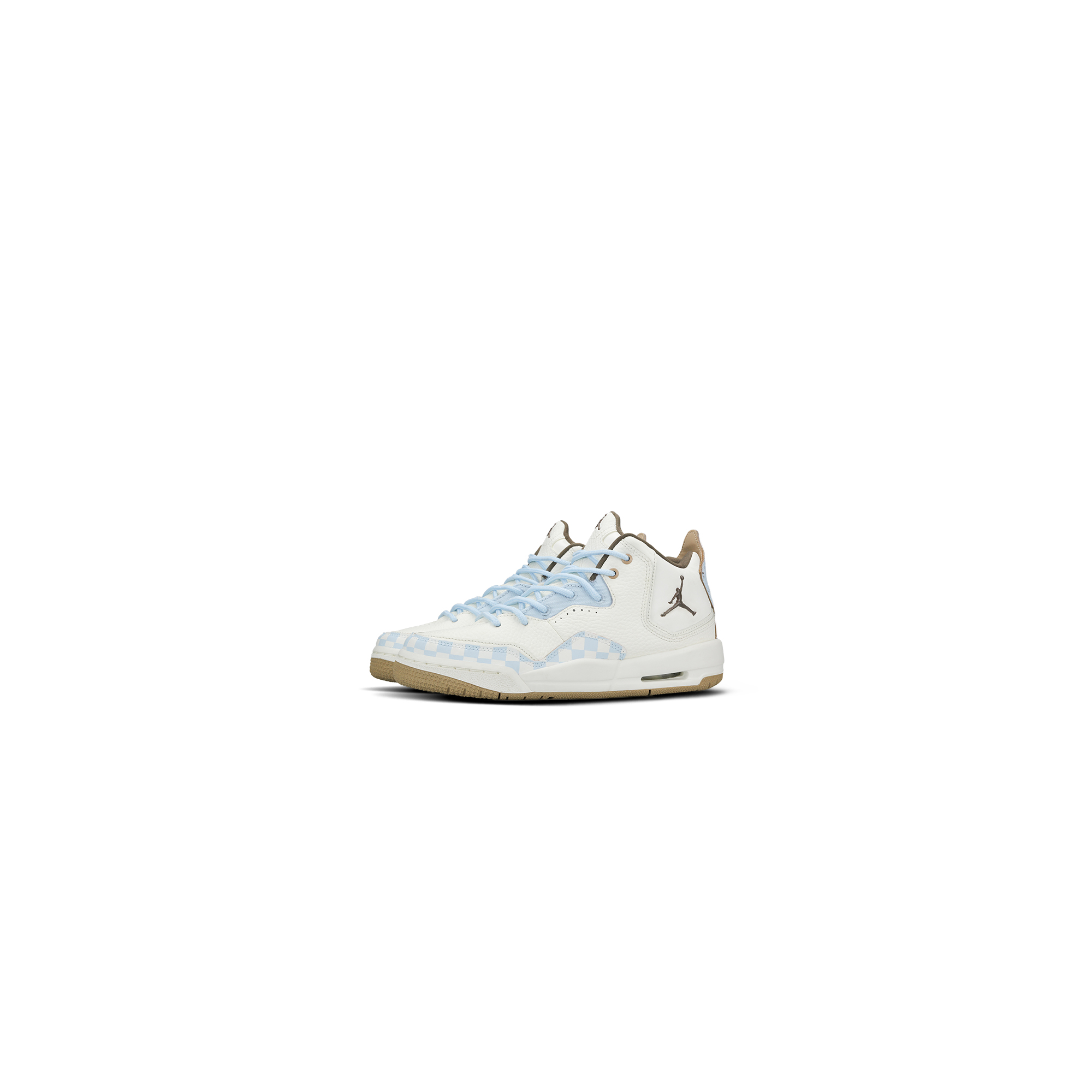 Jordan Courtside 23 Leather Mid top Vintage Basketball Shoes Women’s Blue White
