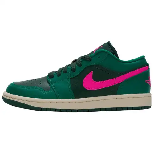 Jordan Air Jordan 1 Low top Vintage Basketball Shoes Women's Green