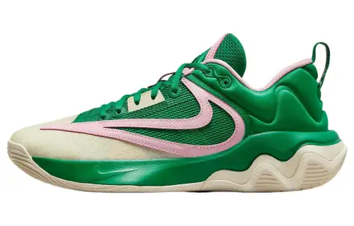 Nike Giannis Immortality 3 EP round toe comfortable low top basketball shoes men's green and white domestic version