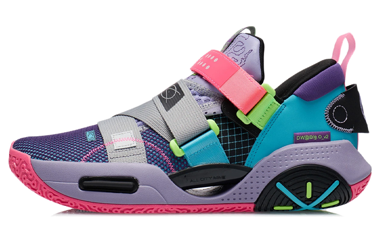 Li Ning All City 9 V2 Comfortable Textile, Synthetic Leather