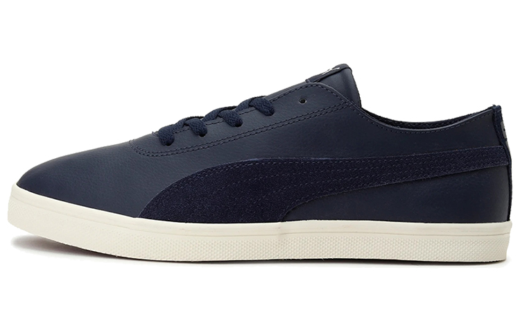 PUMA Urban Skateboard Shoes Women's Low Top Dark Blue/White